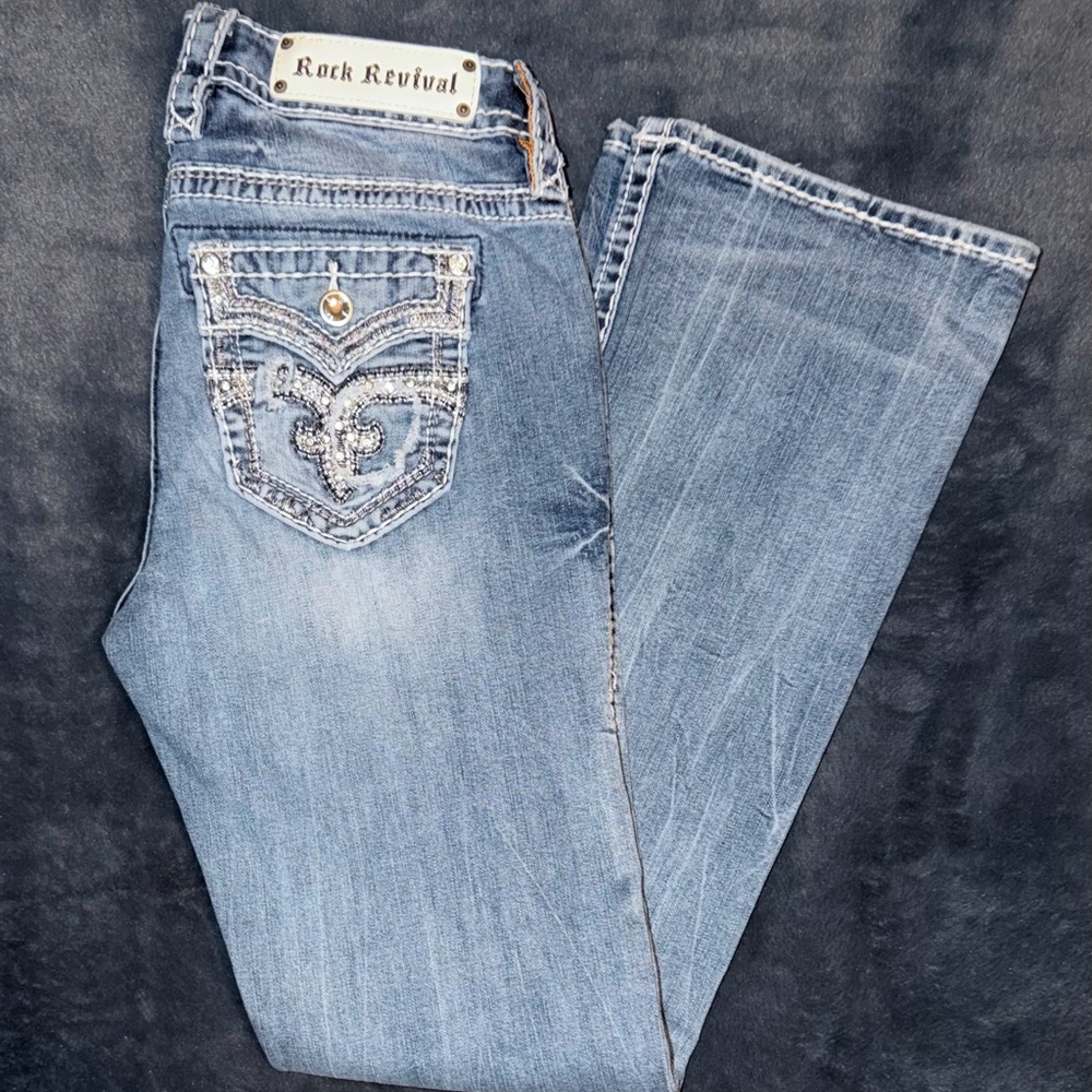 Rock Revival Arda Size 27 X 32 Easy Boot Cut Jeans